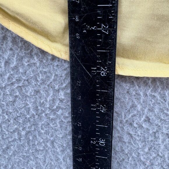 Ralph Lauren Featherweight Twill Button-Down Shirt Yellow Short Sleeve Men’s S - Picture 9 of 11